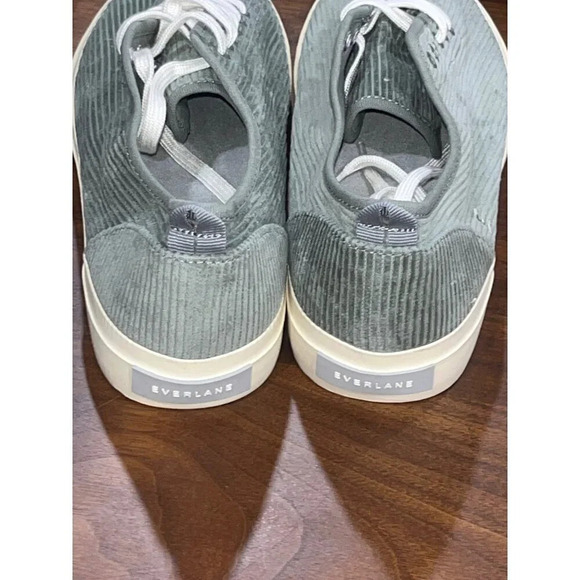 Everlane The Forever Sneaker in Dark Sage 10 New Mens Corduroy Shoes - Picture 7 of 10